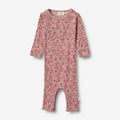 Wheat Wool Wool Jumpsuit Gatherings | Baby Jumpsuit 2392 cherry flowers