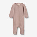 Wheat Wool Wool Jumpsuit Gatherings | Baby Jumpsuit 2086 dark powder