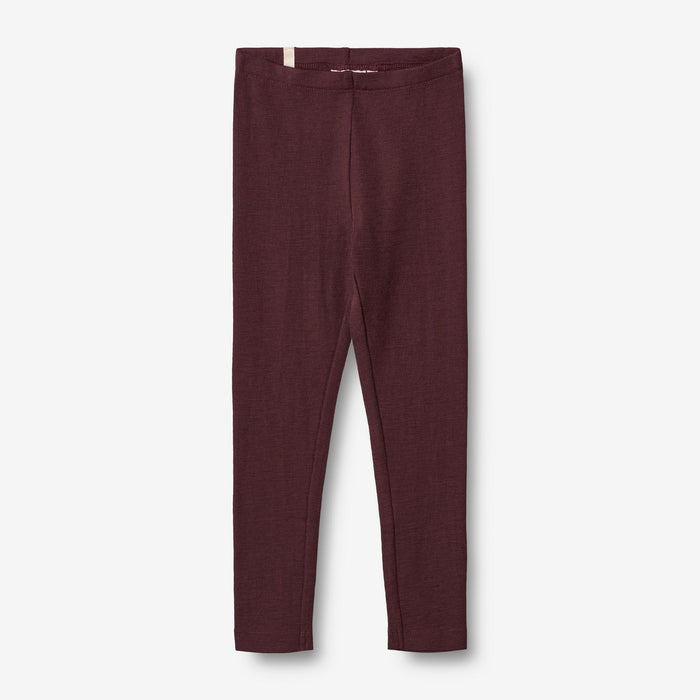Wheat Wool Wool Leggings Legging 2118 aubergine