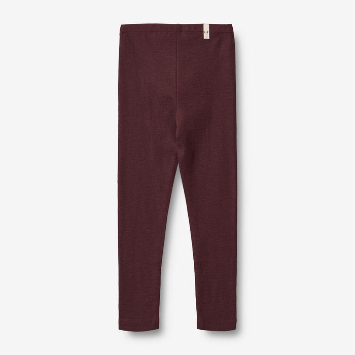 Wheat Wool Wool Leggings Legging 2118 aubergine