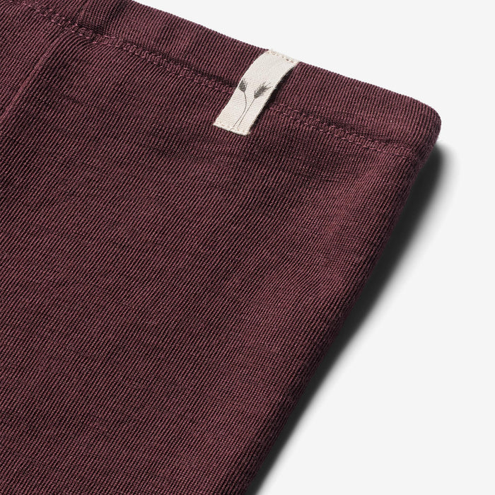 Wheat Wool Wool Leggings Legging 2118 aubergine