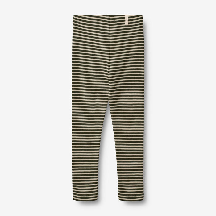 Wheat Wool Wool Leggings Legging 4142 green stripe