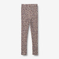 Wheat Wool Wool Leggings Legging 1493 purple flowers