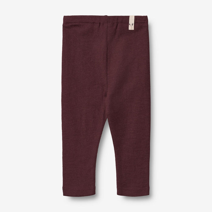 Wheat Wool Wool Leggings | Baby Legging 2118 aubergine