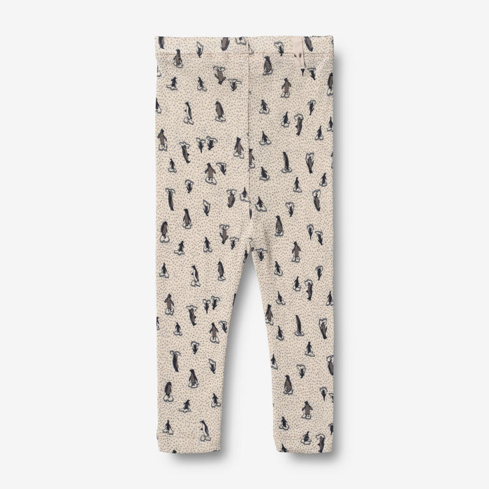 Wheat Wool Wool Leggings | Baby Legging 9512 penguins on ice