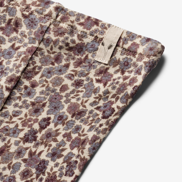 Wheat Wool Wool Leggings | Baby Legging 1493 purple flowers