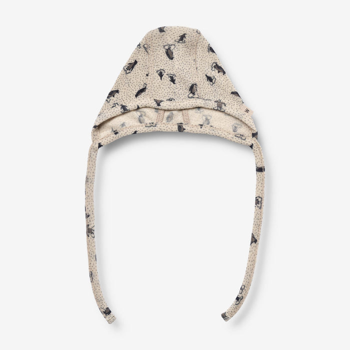 Wheat Wool Wool Scarf & Cap Billie | Baby Accessory 9512 penguins on ice