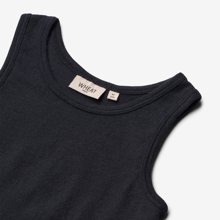 Wheat Wool Wool Singlet Iggy Underwear/Bodies 1432 navy