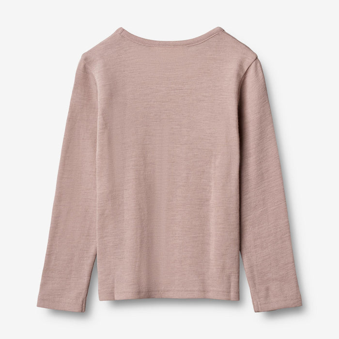 Wheat Wool Wool T-Shirt LS Jersey Tops and T-Shirts 2086 dark powder