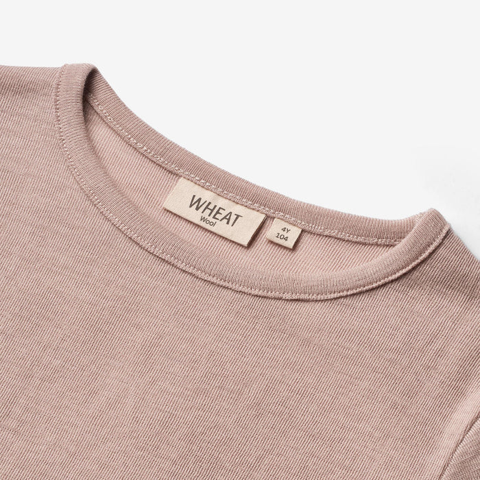 Wheat Wool Wool T-Shirt LS Jersey Tops and T-Shirts 2086 dark powder