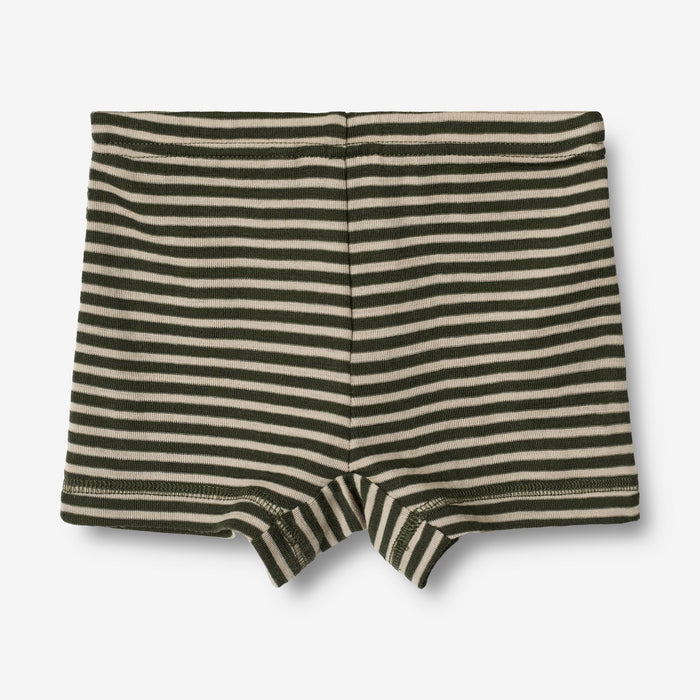 Wheat Wool Wool Tights Avalon Underwear/Bodies 4142 green stripe