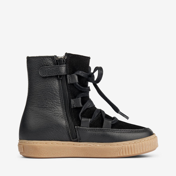 Wheat Footwear Woolie Tex Lace Winter Footwear 0021 black
