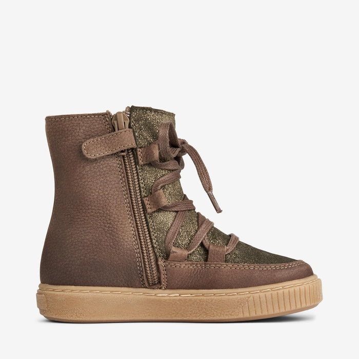 Wheat Footwear Woolie Tex Lace Shine Winter Footwear 0090 taupe