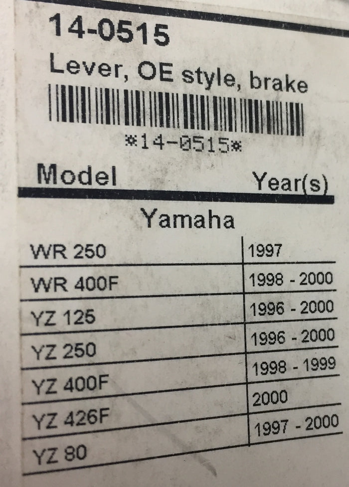 YZ WR Brake Lever